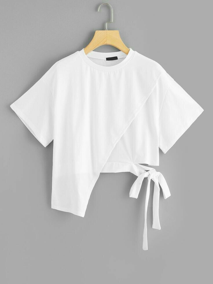 クロップドTシャツ レディース 半袖 無地 ミニマルデザイン